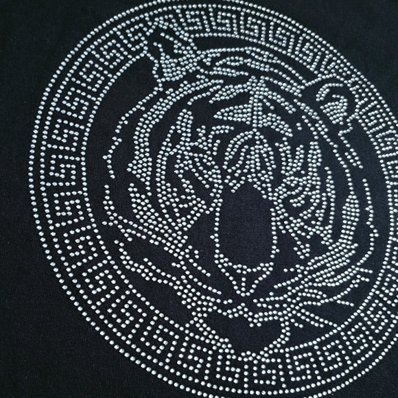 Casa Moda Couture Rhinestone💎 Tiger Head🐯 Tee👕 - NWT - Picture 10 of 15